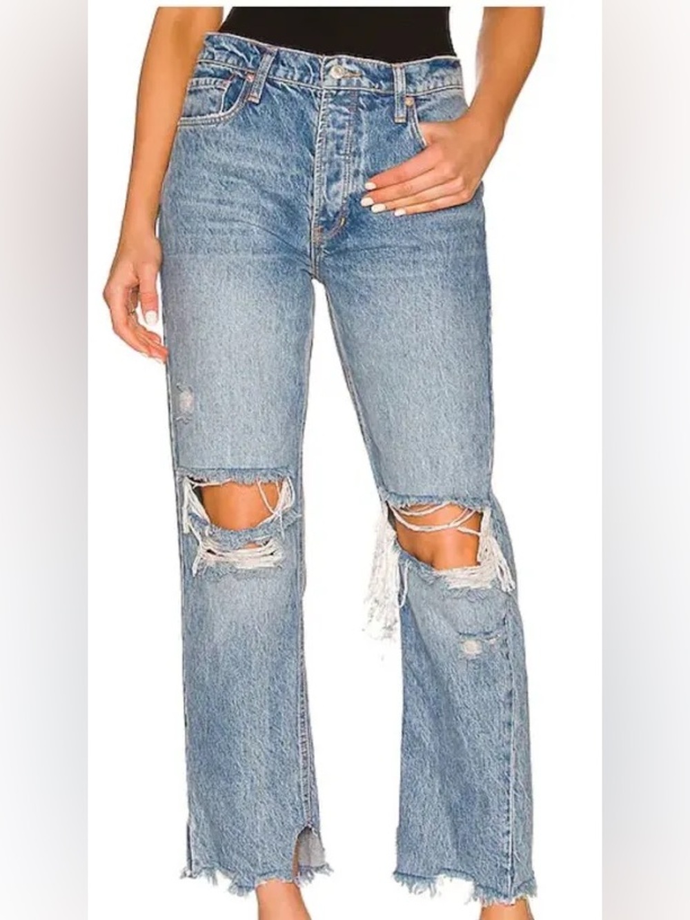 Free People We The Free Tapered Baggy Boyfriend jeans High-Rise